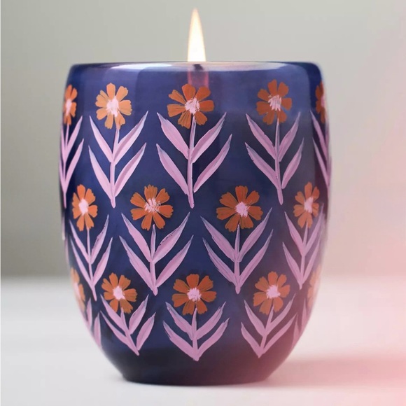 Anthropologie Other - Anthropologie NWT Medina Fruity Hibiscus & Pink Guava Glass Candle